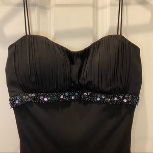 Dressbarn Little Black Dress Multicolor Sequins